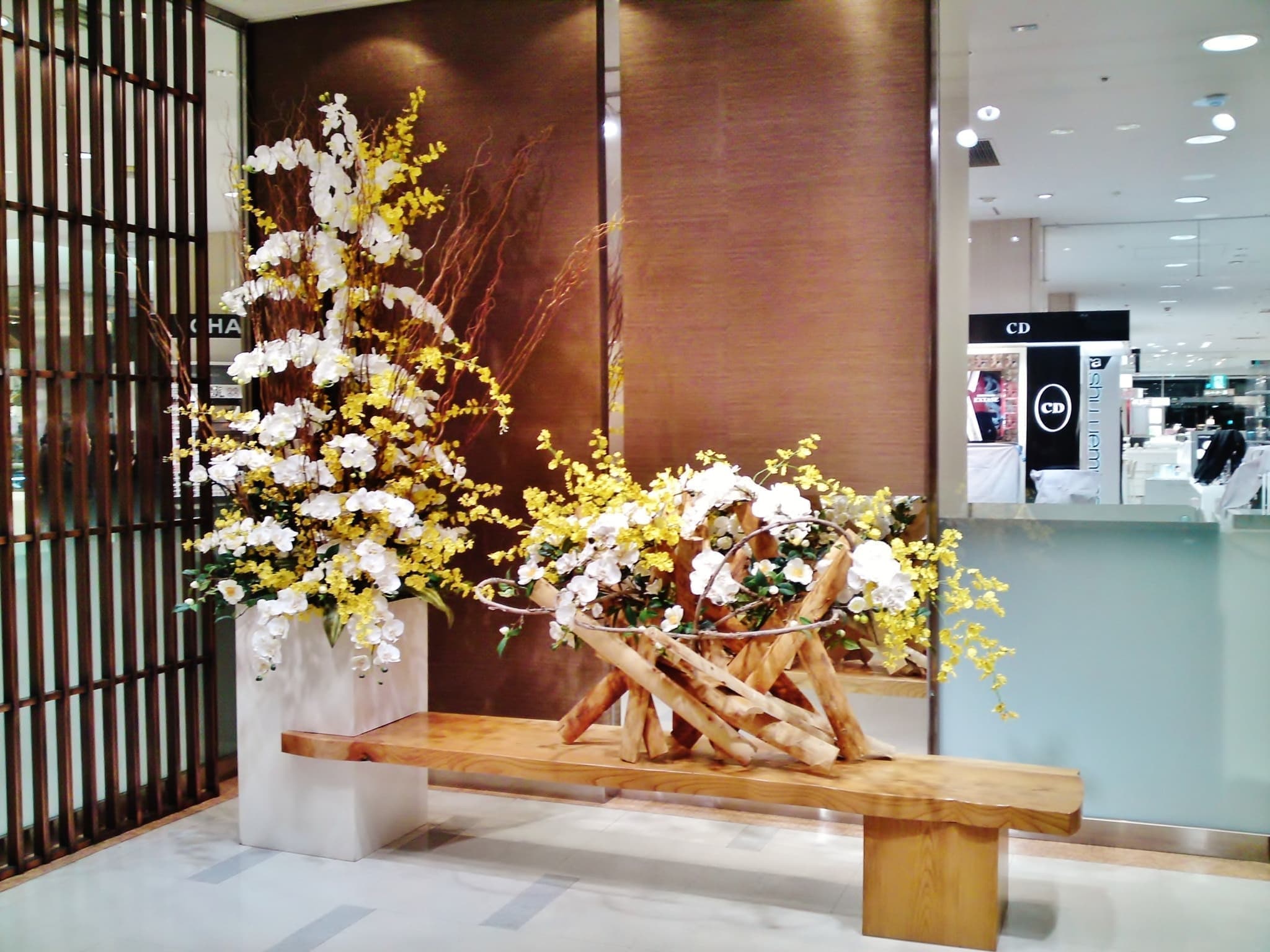 胡蝶蘭とオンシジュームのアーティフィシャルフラワー